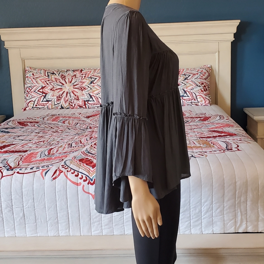 FREE PEOPLE BOHO BLOUSE SZ Sm - Picture 9 of 15